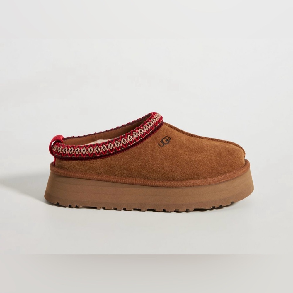 UGG Tazz Platform Slippers Tan